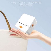 무선 라벨기 라벨지 프린터 열전사 인쇄기 미니 소형, P1 화이트 + 40x30mm 라벨지 10