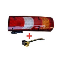 위험 경고등 화물차 비상등 삼각대 메르세데스 밴츠 호환 트럭용 LED 후미등 AROCS ATEGO ECONIC UNIMOG 0, 04 1Pc RH with plug