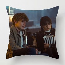 미국 영화 TV 수요일 아담스 베개 커버 성인 가족 허리 홈 장식 소파 자동차 쿠션, [03] 45X45CM Single Print, [07] 보라색