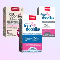 자로우 펨 도피러스 여성 질 유산균 10억 50억 프로바이오틱스, 10억 60캡슐(상온보관용) x 3통