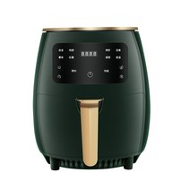 4.5L 1400W 에어 프라이어 프리 건강 프라이 쿠커 멀티 프 터치 LED 딥 없음 치킨 프렌치 피자, [03] green, [01] 미국