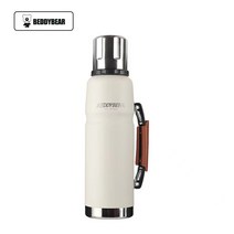 컵곰 아웃도어 갤런포트 1100ml 대용량 보냉 보온 아웃도어 캠핑 스포츠 탐색 휴대용 물병, [갤런포트1100ml-미네랄 화이트], 200개부터 단가