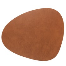 린드디엔에이 덴마크 커브 누포 식탁매트 L 37x44cm 내추럴