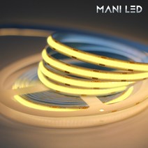 주문제작 COB 면발광 LED바 12V 스트립 플렉시블 줄조명 쇼케이스 진열장, 정화이트, 1개