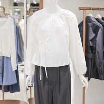 오조크 [오조크] (FOPMCBV503B) 허리 셔링 블라우스