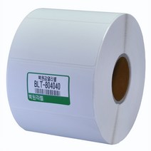 북원라벨 감열지 80X40mm 지관40mm 롤라벨 감열라벨 BLT-804040 바코드용라벨지