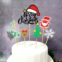 (7종세트)산타모자크리스마스토퍼 크리스마스데코픽 크리스마스소품세트_7종, 7종세트+착한아이 선물 준 산타 2개