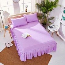 유럽 컬러 침대보 Bedskirt 침대 시트 결합 커버 슈퍼 소프트 Colchas 퀸 킹 사이즈 Corchas 파라 라 카마, 90X200X40CM, CQ001-3