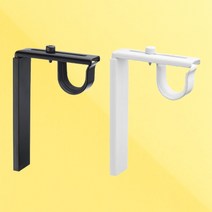 커튼봉브라켓 커텐봉걸이 이케아 1개씩출고 색상선택, 색상, 블랙