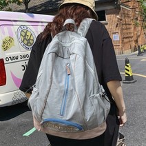 모니즈 빈티지 캐주얼 캠핑 백팩 백패킹 트레킹 천가방 대학생 신학기 책가방 대용량 지퍼 남녀공용 남자 여자 커플 등산 글램핑 야상 가방 트래킹 배낭 스포티 큰가방 백백, 모니즈01그린