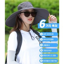 1썬캡 자외선차단 낚시 등산 작업용 밭일 농사 햇빛가리개 야외 캠핑 얼굴덮는 창넓은 모자