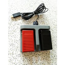 2버튼 풋 스위치 리니지 게임 매크로 유선 풋버튼, 윈도우용, omron 스위치, 2m