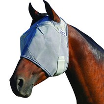 Cashel Crusader Standard Fly Mask 귀나 코 없음 그레이 말 487299, Warmblood