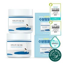 라운드랩 자작나무 수분 크림 80ml 1+1 기획(+수분패드 4매) 랜덤샘플증정