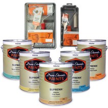 [던에드워드] 슈프리마 (무광 벨벳광 계란광 저광 반광) 1QT (약1L) + 도구세트, (단품) 슈프리마 저광 1L