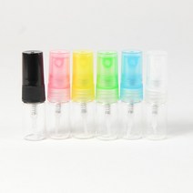스윗바틀 향수공병, 100개, ②2ml 투명유리병/핑크캡