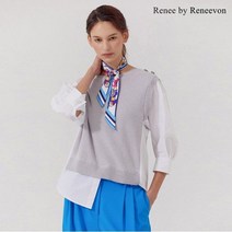 크레송 쥬얼버튼 텍스쳐블록 블라우스 CRSTBL001-22AiRG