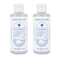 워터앤큐어 턱클리너 100ml x 2개 고양이턱드름 관리 염증예방 고양이 턱크리너, 턱클리너2개(사은품고양이간식)