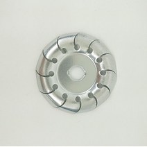 초강력 90MM 12T 디스크 그라인더 휠 날 실버