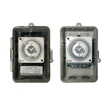 서준전기 방우형 옥외용 기계식 아날로그 간판 타이머 타임 스위치 SJP-S16 1W 1로 4P, 1