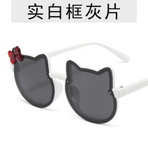 패션 만화 키티 선글라스 UV400 보호 남녀 공용 야외 어린이 안경