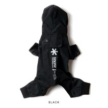 Snow Peak 스노우피크 강아지 비옷 바람막이, 블랙