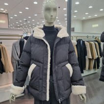 [시슬리] 컬러배색패딩점퍼 (SAPDG3261 블랙)