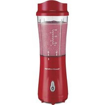 Hamilton Beach 쉐이크 스무디 BPA-Free 퍼스널 블렌더 초고속 믹서기 14 oz Raspberry, 산딸기