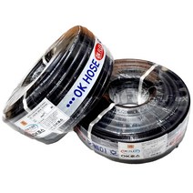 흑편사 호스 13 15 19 25mm X 50M /농업 펌프 동력 물 수도 고압, 15mm*50M, 1롤