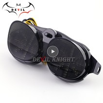 오토바이 라이트 야마하 yzf r6 yzf-r6 00 01 02 xjr 1300 수정 된 led 테일 브레이크 턴 신호, 스모크 2