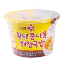 간단식 오뚜기 컵밥 황태콩나물 해장국밥 301.5g 즉석밥 컵반 간편 조리식 식사대용 한끼식사 도시락 야식, 단품, 단품
