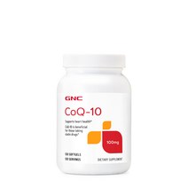 GNC CoQ10 지앤씨 코큐텐 코엔자임Q10 100mg 120캡슐, 1개, 기본