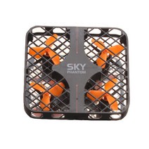 IOTPN RC 드론 헬리콥터 EBOYU 382 2.4GHz 4CH 스카이 팬텀 w/자이로/3D 롤/스피드 스위치/LED 라이트/보호 프레임 쿼드 콥터 RTF, [02] Black