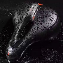 에쉬울프 자전거안장 쿠션안장 MTB 편안한안장, 블랙, 1개