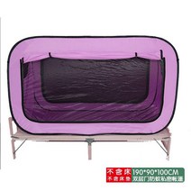 난방텐트 사각 캠핑 이너텐트 실내 방한 망고플래닛 KL228 A싱글, 메시 190x90x100를 가진 자주색 이중 문