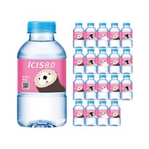롯데칠성 아이시스8.0 200ml 20병 고급 생수 미네랄 워터 건강 마시는 물 먹는 샘물
