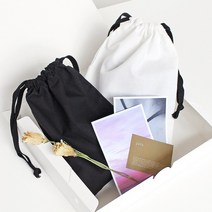 [핸즈픽] 광목 면주머니 2장 친환경 국내산 20수원단 린넨 보관용 파우치 더스트백