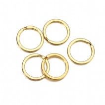 비즈 공예 재료 열쇠 고리 10 개/묶음 25mm 28mm 30mm 분할 링 Diy 쥬얼리 만들기 도매, [02] 28mm x 10pcs, [01] Gold