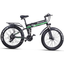 emtb 로드 전기 산악 자전거 3륜 삼륜 가성비 전기자전거 Shengmilo 1000W 새로운 슈퍼 레벨 눈 접는 Ebike 48V12Ah 4.0 지방 타이어 전자, MX01 그린, 협동사