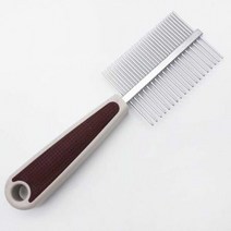강아지 애완견 미용 엉킨털 뭉친털 관리 양날빗 12E OS