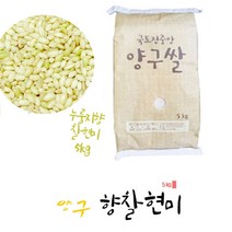 향미쌀 양구쌀 누룽지향 찹쌀 현미찹쌀, 1개, 강원도양구 향찰현미쌀(누룽지향-현미찹쌀)5kg