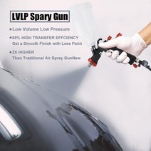 AEROPRO-LVLP 스프레이 건 페인트 건 자동차 페인팅 에어 브러시 A610 1.3mm 2.0mm 또는 노즐 세트, 05 2.0mm spray gun