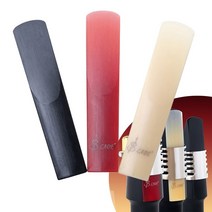 에어로폰 리드 색소폰 셀마 클라리넷 소프라노 알토 테너 전문 악기 액세서리 용 3pcs 수지 플라스틱 부품, 빨간 클라리넷