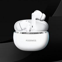 포데모스PS2W ANC노이즈캔슬링블루투스이어폰 블루투스5.3버젼 통화소음제거 13mm빅드라이버스피커 저지연 게임모드