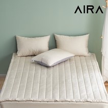 아이라 샤이니 풍기인견 패드 겸 카페트 SS, 블랙