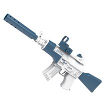 UB 전동 오토 워터건 충전식 자동 물총 워터밤, AK47, 블루
