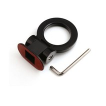 대형 견인고리 카라반 트레일러 1pcs abs 유니버설 레이싱 견인 자동차 견인 후크 자동 후면 전면 시뮬레이션 멀티 색상, 검은색