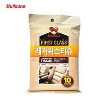[달라몰] 불스원 레자왁스티슈 10시트 유리세정제 티슈 크리너 색상복원 재오염방지, 1개-10장