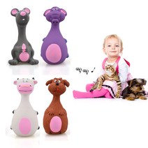 강아지 이갈이 스트레스 덜어주는 라텍스장난감 4종 1세트 고무장난감 삑삑이