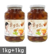 [담터유자차2] 담터 꿀생강차, 1kg, 2개